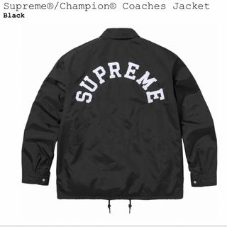 Supreme - シュプリーム チャンピオン コーチ ジャケット "ブラック"  supreme