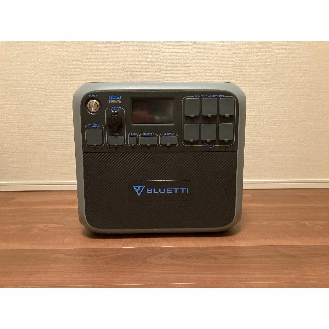 BLUETTI AC200P ポータブルバッテリー 大容量2000Wh 箱付き