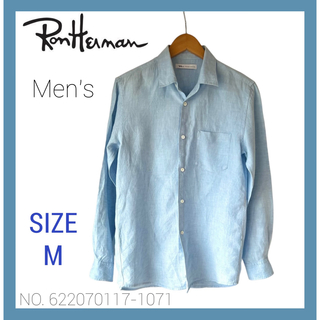 ロンハーマン(Ron Herman)のRonHerman ロンハーマン 長袖シャツ ブルー 水色 ユニセックス M(シャツ)