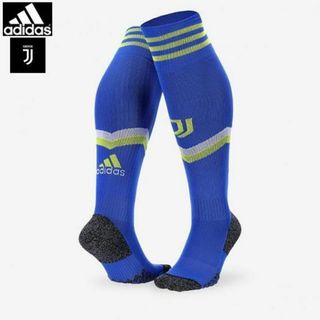 アディダス(adidas)の★送料無料★UK直輸入★アディダス★ユベントス ストッキング★青x黄白/M★(ウェア)