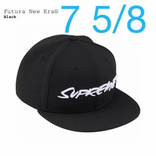 シュプリーム(Supreme)のSUPREME Futura NEW ERA 7 5/8 ブラック(キャップ)