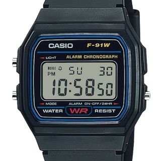 カシオ(CASIO)の腕時計 カシオ コレクション 国内正規品 F-91W-1JH メンズ ブラック(腕時計(デジタル))