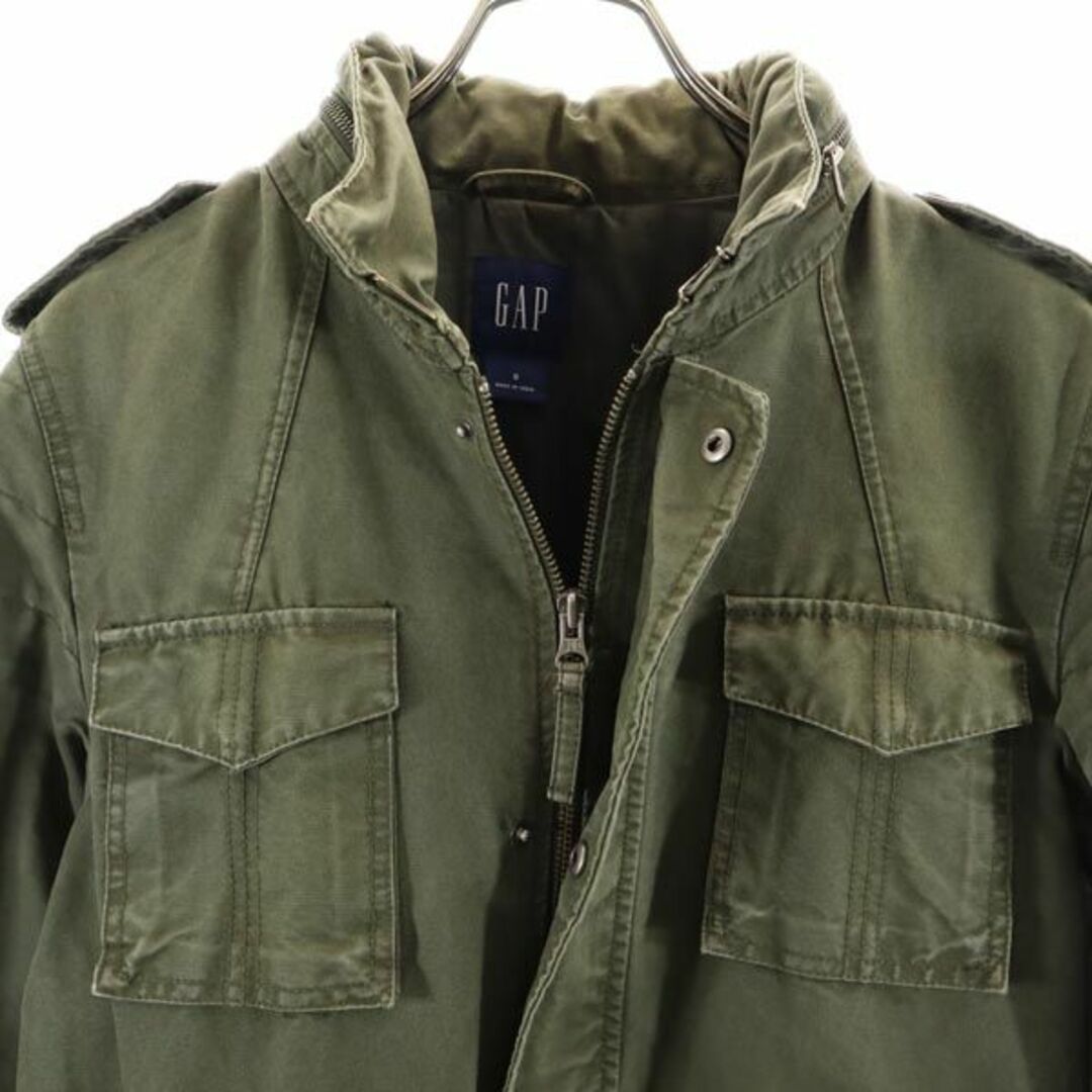 GAP - ギャップ ミリタリージャケット S カーキ GAP メンズの GAP - ギャップ ミリタリージャケット S カーキ GAP メンズの
