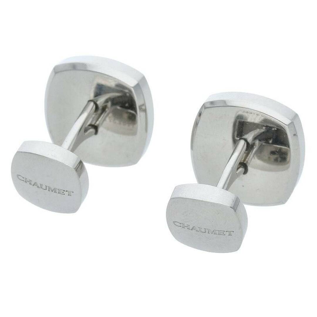 Chaumetショーメ ステンレススチール カフス CHAUMET - ショーメ ステンレススチールダイヤカフス メンズの