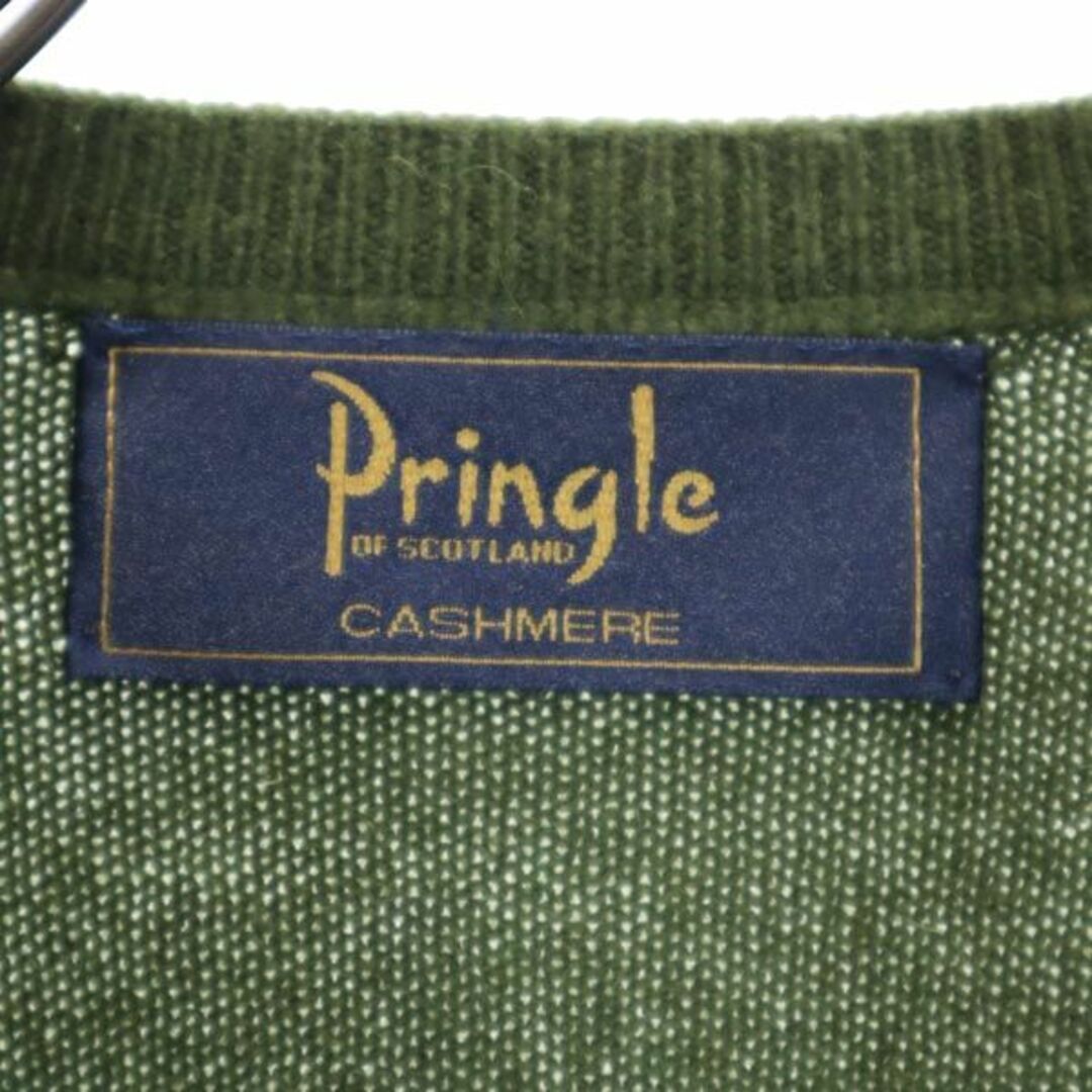 Pringle - プリングル カシミヤ100% 長袖 ニット S グリーン系 Pringle - プリングル カシミヤ100% 長袖 ニット S グリーン系