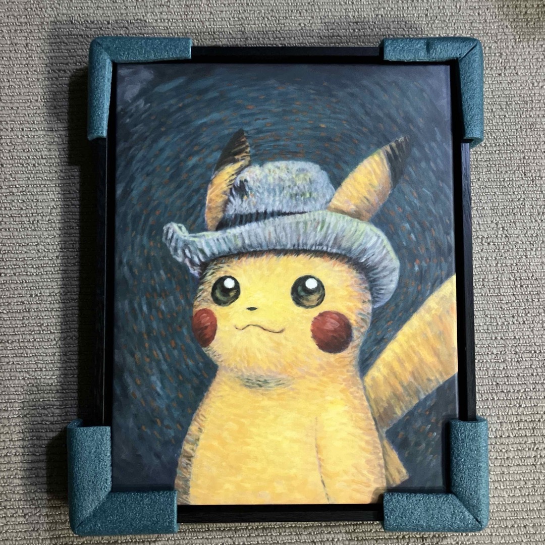 ポケモン - 額装済み ゴッホピカチュウ ジクレーキャンバス ポケモン - 額装済み ゴッホピカチュウ ジクレーキャンバス