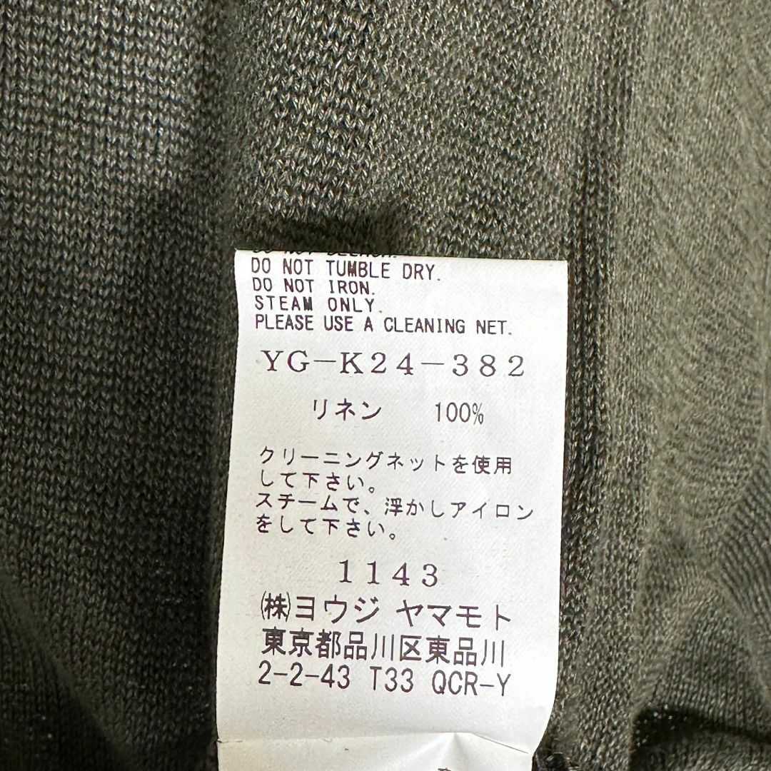 Y's』ワイズ (2) リネン カットソー シャツ