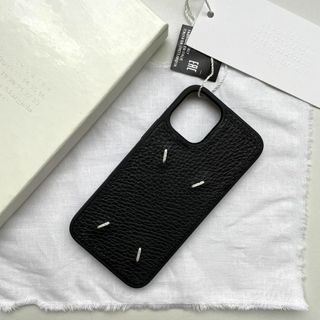 新品・正規品 マルジェラ レザースティッチ スマホケースiPhone12mini
