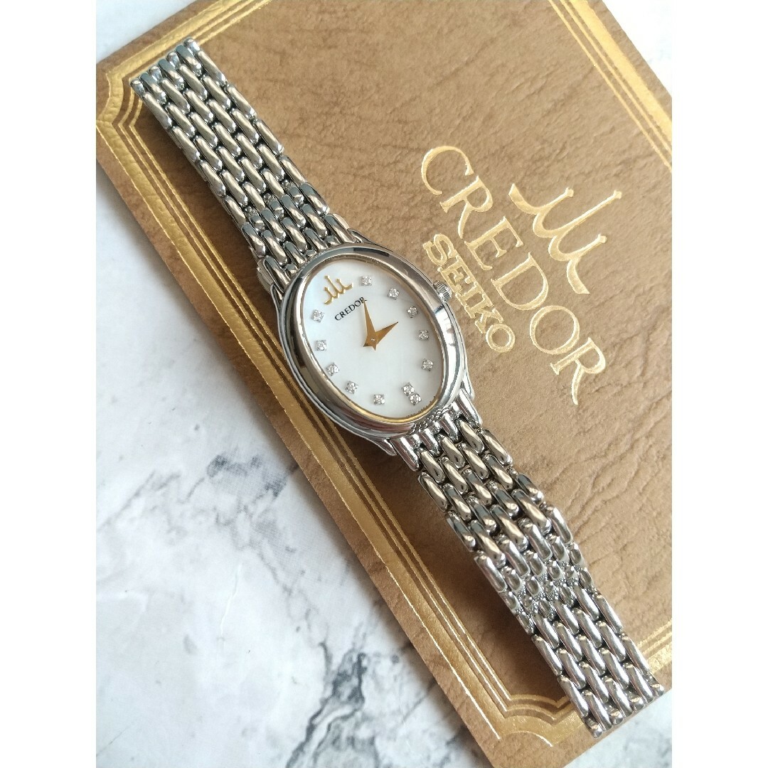 CREDOR - クレドールシグノ GSTE927 美品 12Pダイヤモンド 現行 CREDOR - クレドールシグノ GSTE927 美品 12Pダイヤモンド 現行