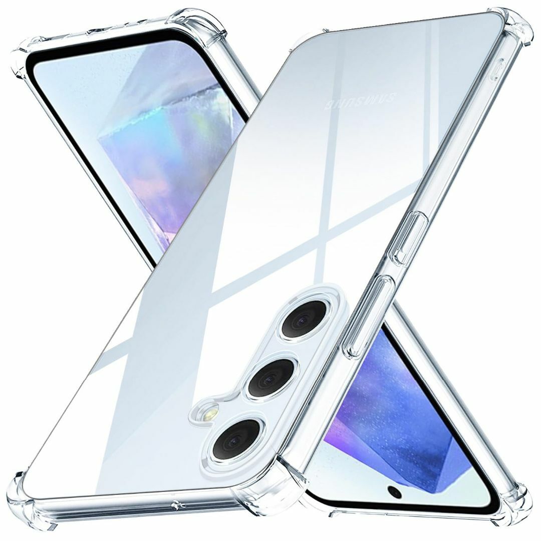 サイズ:GalaxyA55】Galaxy A55 5G ケース クリア 耐衝撃の通販 サイズ:GalaxyA55】Galaxy A55 5G ケース クリア 耐衝撃の通販