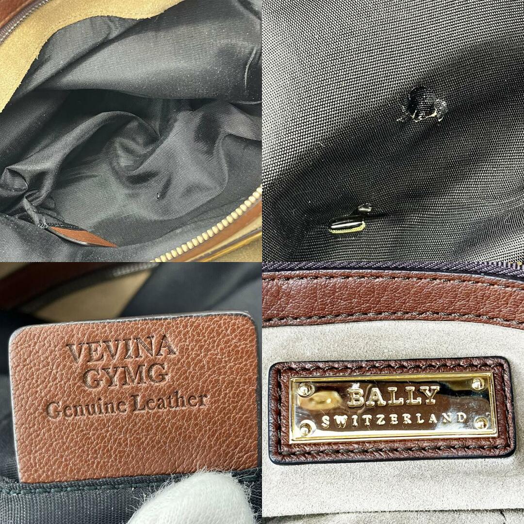 Bally - 【中古】 バリー トートバッグ レザー ブラウン Bally - 【中古】 バリー トートバッグ レザー ブラウン