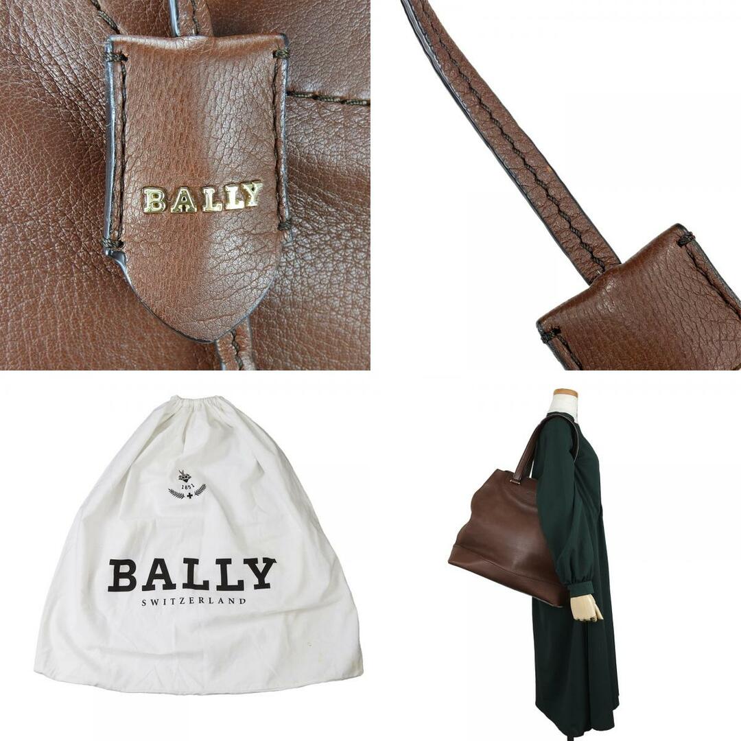 Bally - 【中古】 バリー トートバッグ レザー ブラウン Bally - 【中古】 バリー トートバッグ レザー ブラウン