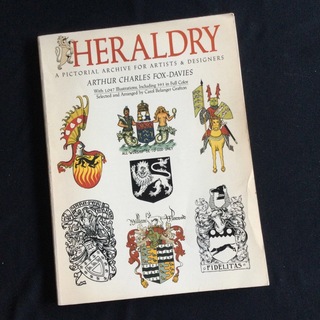 Heraldry 紋章学　ロゴ　デザイン　洋書　英語　家紋　ヨーロッパ　貴族　本