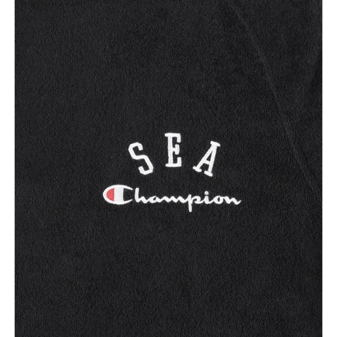 CHAMPION X WDS S/S PILE RAGLAN T-SHIRT 黒 CHAMPION X WDS S/S PILE RAGLAN T-SHIRT 黒