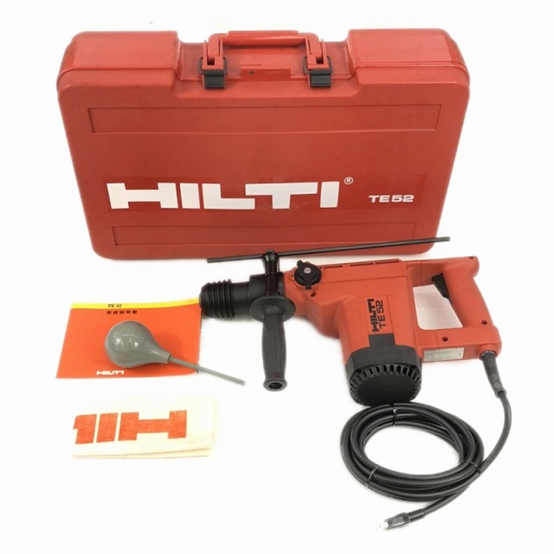 ☆美品☆HILTI ヒルティ 100V ハンマードリル TE52 ハンマドリル ☆美品☆HILTI ヒルティ 100V ハンマードリル TE52 ハンマドリル