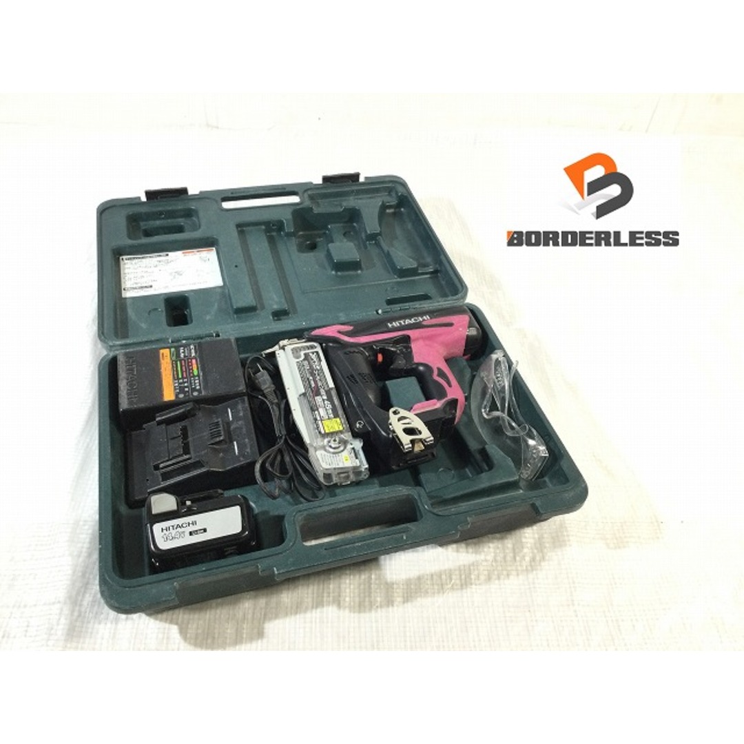日立 - ☆中古品☆ HITACHI 日立工機 45mm 14.4V コードレスピン 日立 - ☆中古品☆ HITACHI 日立工機 45mm 14.4V コードレスピン
