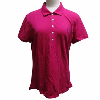ポロラルフローレン(POLO RALPH LAUREN)のポロ ラルフローレン ポロシャツ ポニー刺繍 半袖 コットン ピンク XL(ポロシャツ)