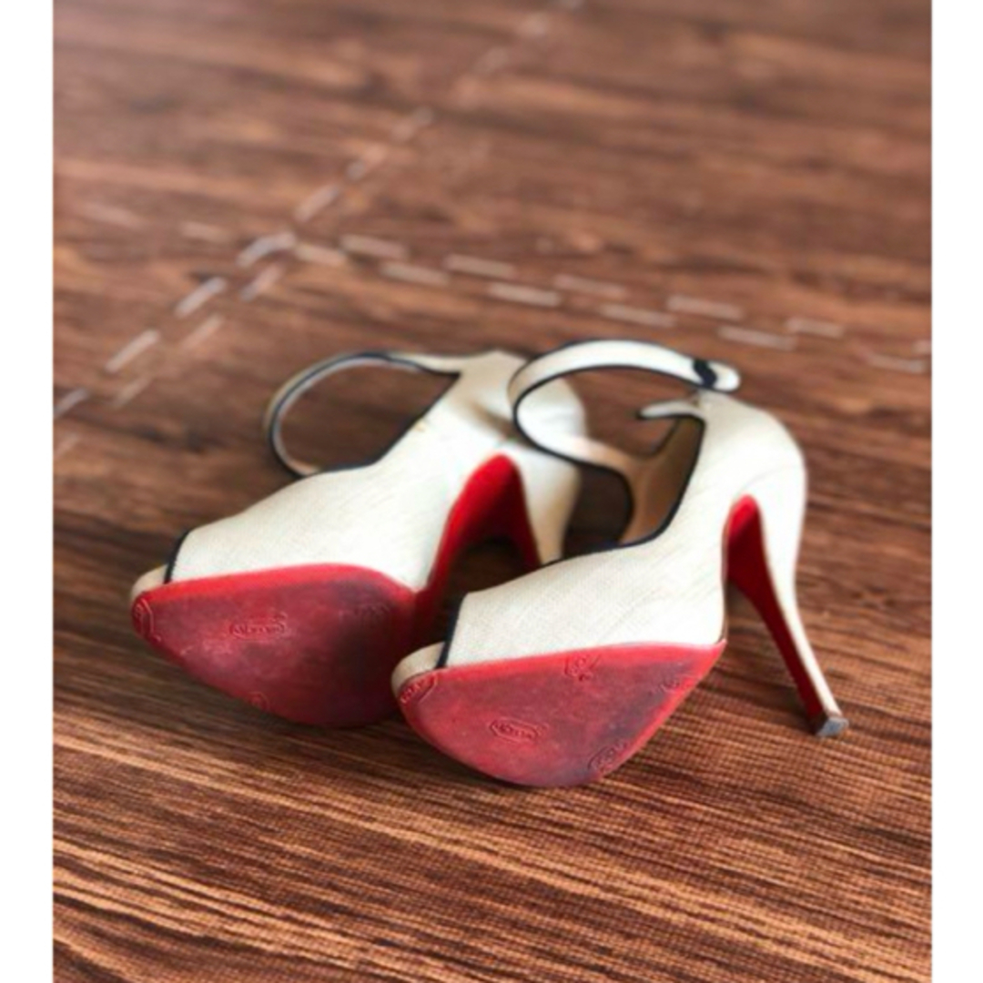 美品❤️ ルブタン オープントゥパンプス 36.5 美品❤️ ルブタン オープントゥパンプス 36.5