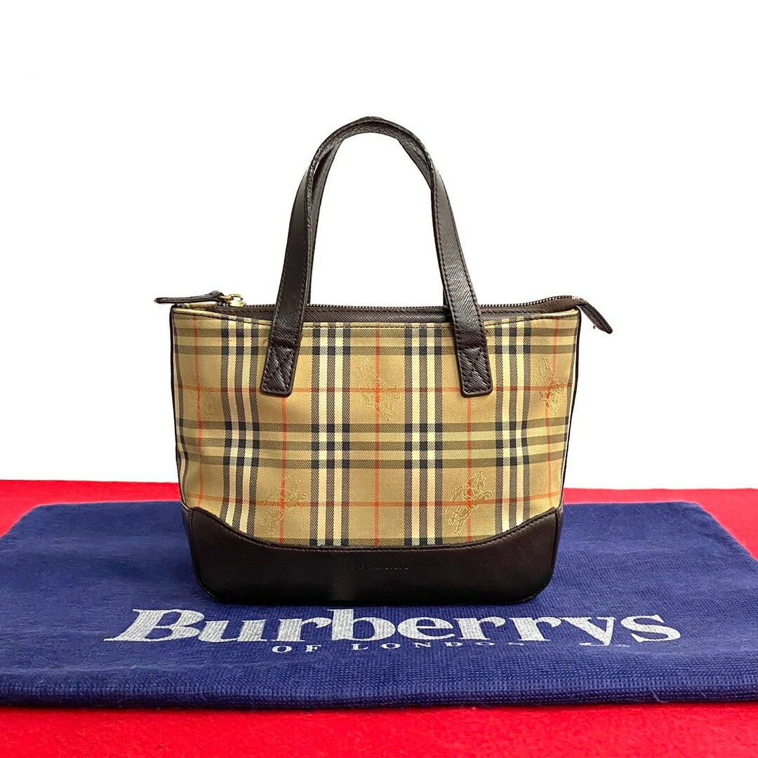 ノバチェック BURBERRY レザー トートバッグ ビジネス ノバチェック BURBERRY レザー トートバッグ ビジネス