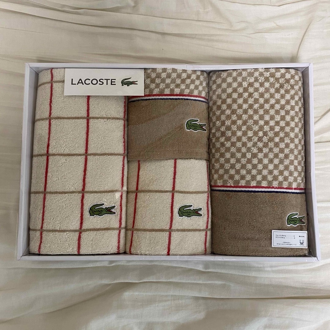 LACOSTE(ラコステ)のラコステ タオル インテリア/住まい/日用品の日用品/生活雑貨/旅行(タオル/バス用品)の商品写真