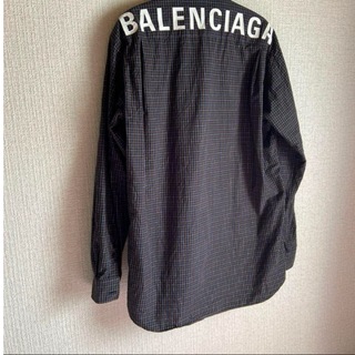 Balenciaga - バレンシアガ　バックロゴ　チェックシャツjantiques hooked
