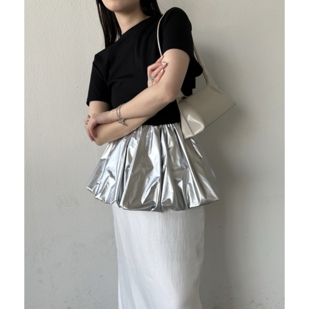 yae ペプラムベルト シルバーの通販 by a01dress｜ラクマ