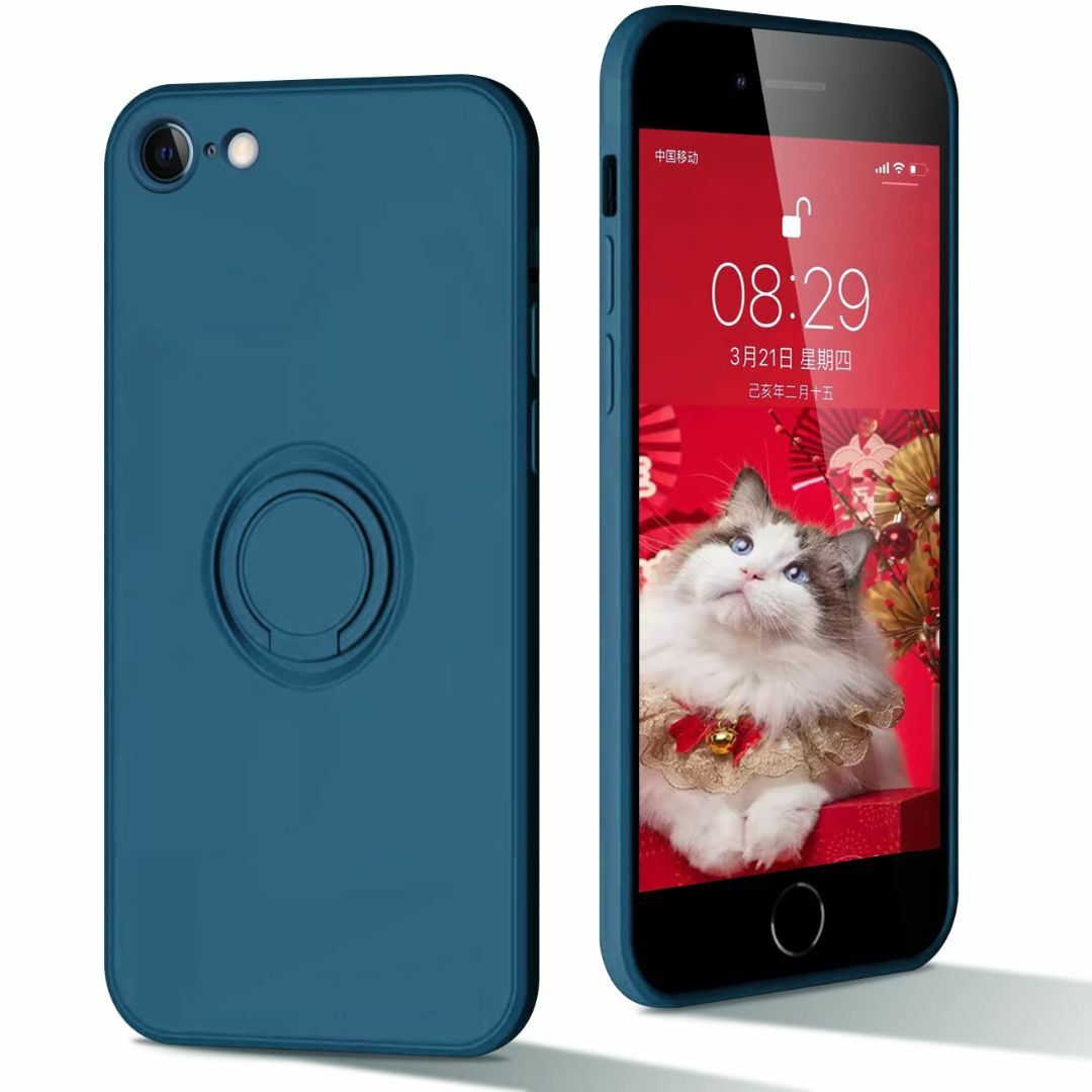 サイズ:iPhoneSE2/8/7_色:ブルー】iPhone SE3 / iPの通販 by サイズ:iPhoneSE2/8/7_色:ブルー】iPhone SE3 / iPの通販 by