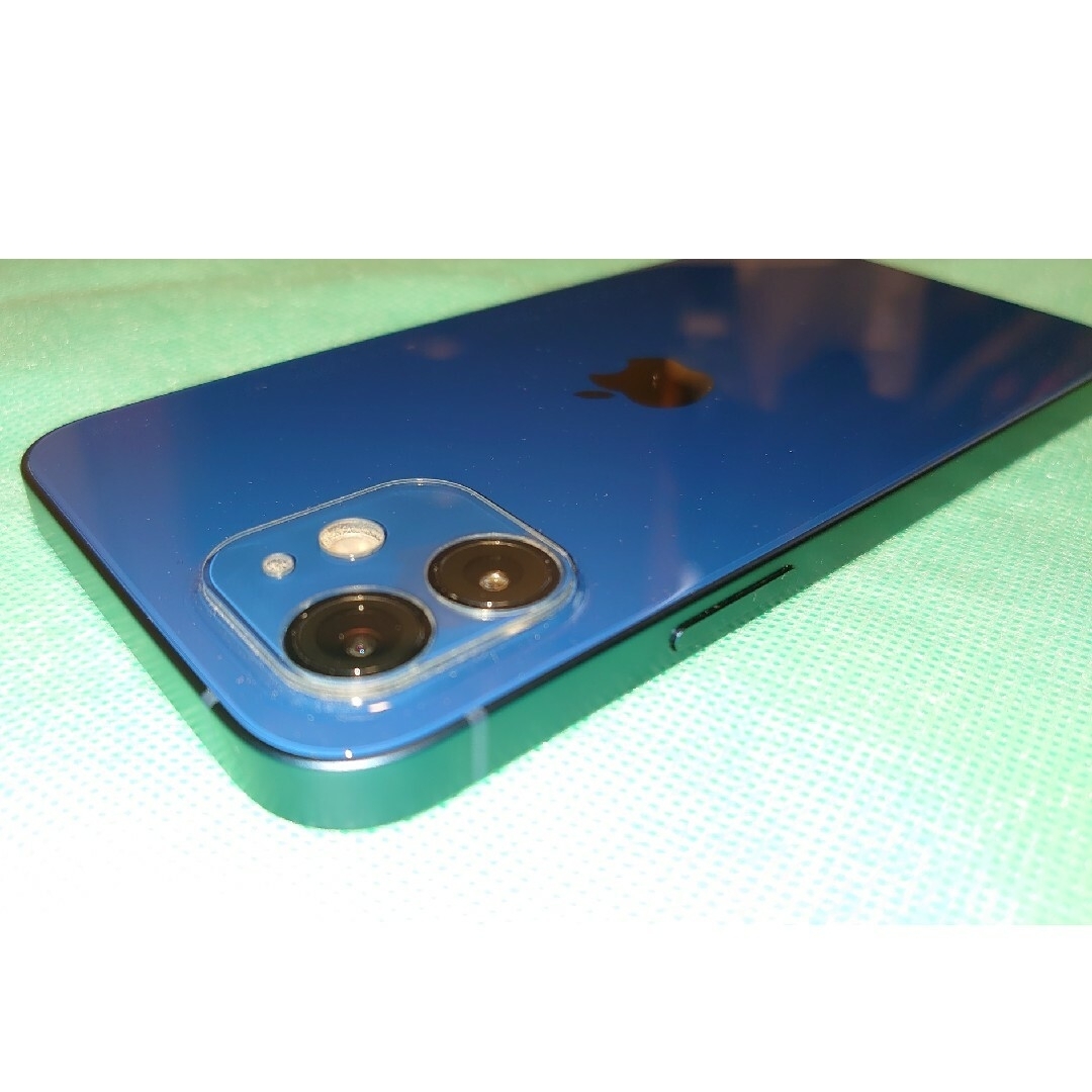 iPhone12 128GB ブルー simロック解除済み オマケカバー付き iPhone12 128GB ブルー simロック解除済み オマケカバー付き