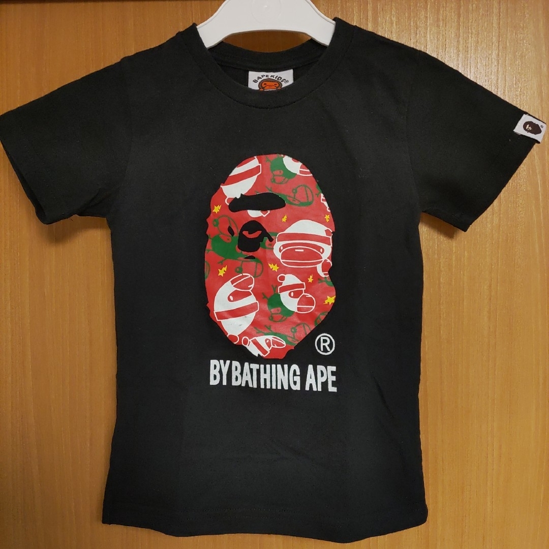 A BATHING APE - 半袖Tシャツ120cmベイプBAPE KIDS赤大猿黒A A BATHING APE - 半袖Tシャツ120cmベイプBAPE KIDS赤大猿黒A