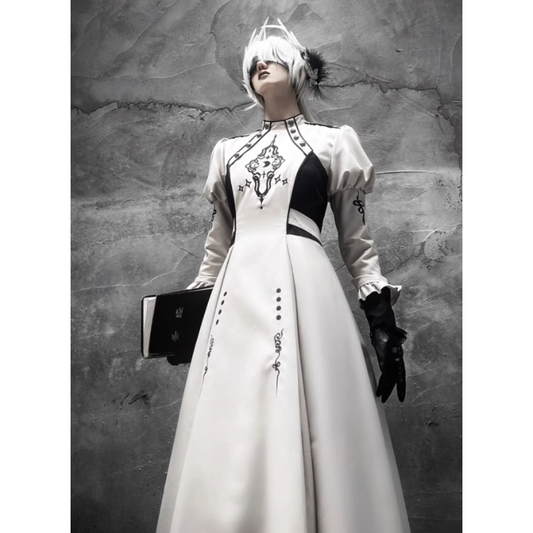 ゴシックロリータドレス - 天使の祈り ロングワンピース　L37＃ ゴシックロリータドレス - 天使の祈り ロングワンピース L37＃
