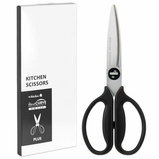 【色:ブラック_スタイル:【分解可】エコ包装】プラス キッチンバサミ 料理ばさみ(調理道具/製菓道具)