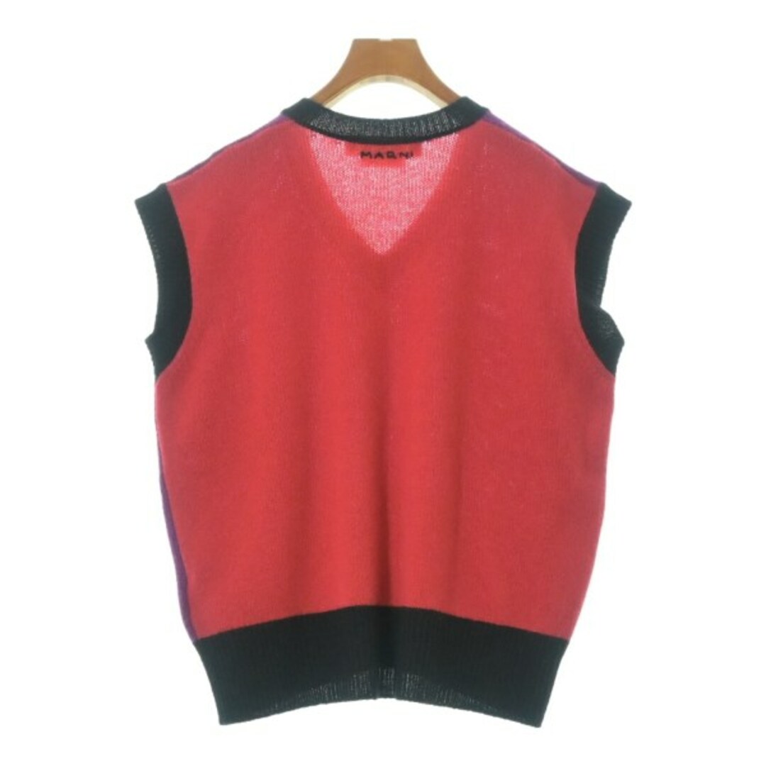 MARNI マルニ ニット・セーター 38(S位) 紫x赤x紺 【古着】 MARNI マルニ ニット・セーター 38(S位) 紫x赤x紺 【古着】