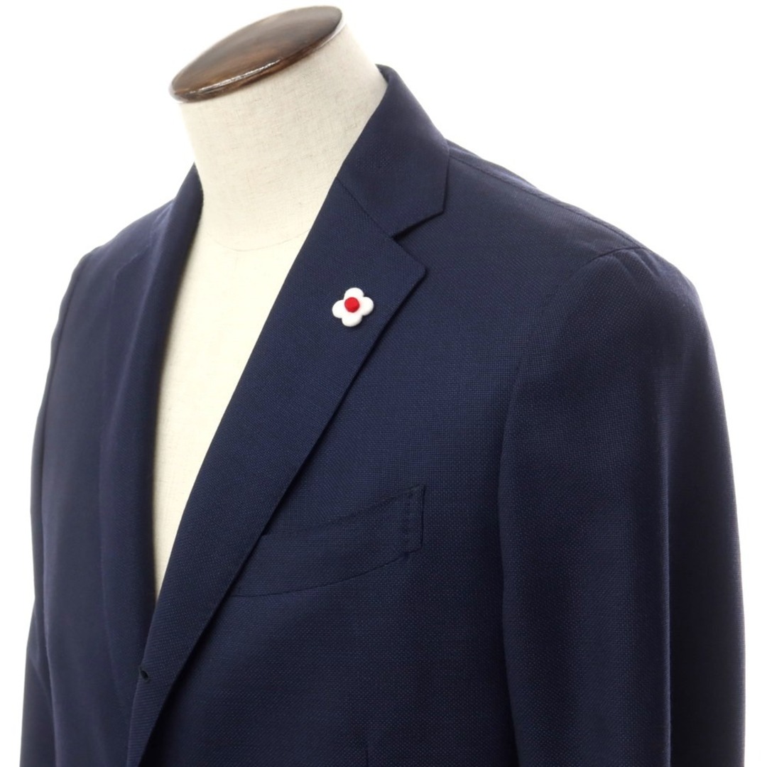 ラルディーニ LARDINI ウール 3B テーラードジャケット ネイビー ラルディーニ LARDINI ウール 3B テーラードジャケット ネイビー