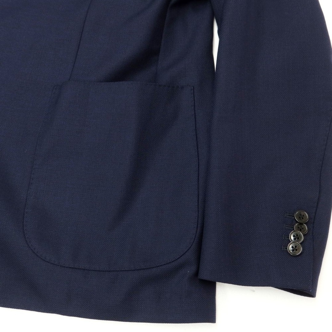 ラルディーニ LARDINI ウール 3B テーラードジャケット ネイビー ラルディーニ LARDINI ウール 3B テーラードジャケット ネイビー