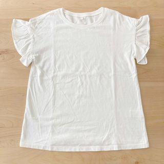 ジーユー(GU)のGU GIRLS フリルT 150 2020(Tシャツ(半袖/袖なし))