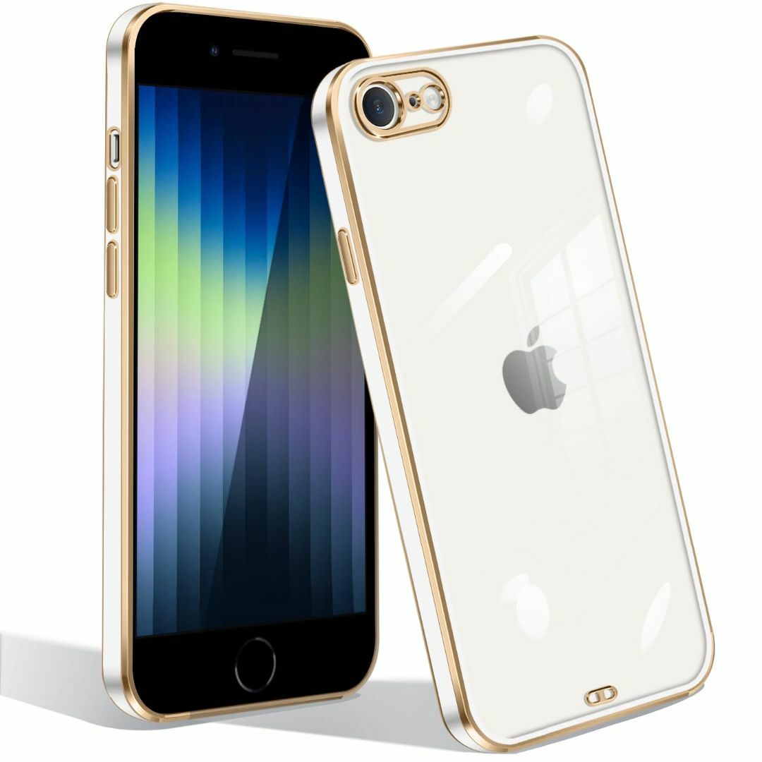 サイズ:iPhonese3/se2/8/7_色:エレガント白】iPhone Sの通販 by サイズ:iPhonese3/se2/8/7_色:エレガント白】iPhone Sの通販 by