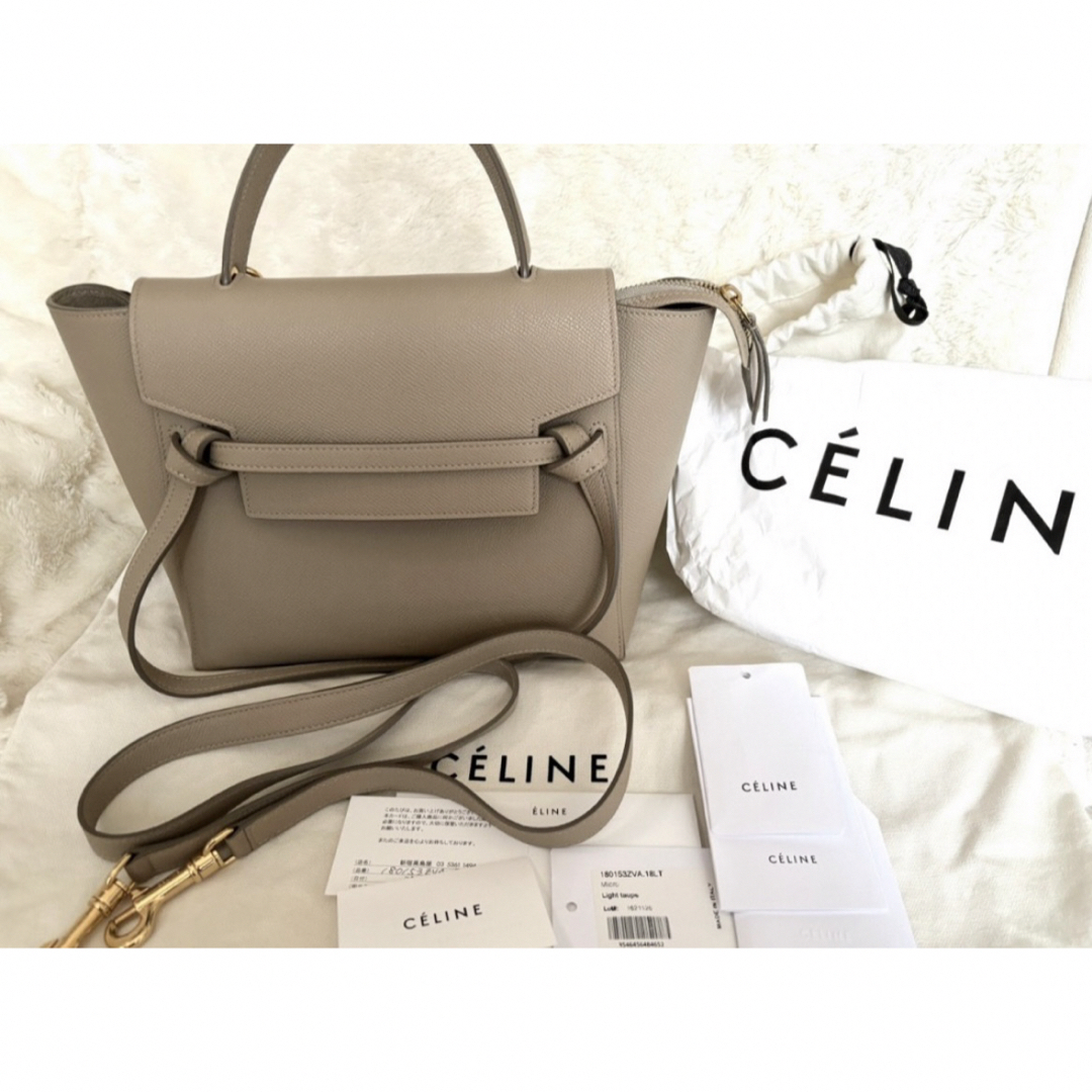 CELINE セリーヌ ベルトバッグ マイクロ フィービー 旧ロゴ CELINE セリーヌ ベルトバッグ マイクロ フィービー 旧ロゴ