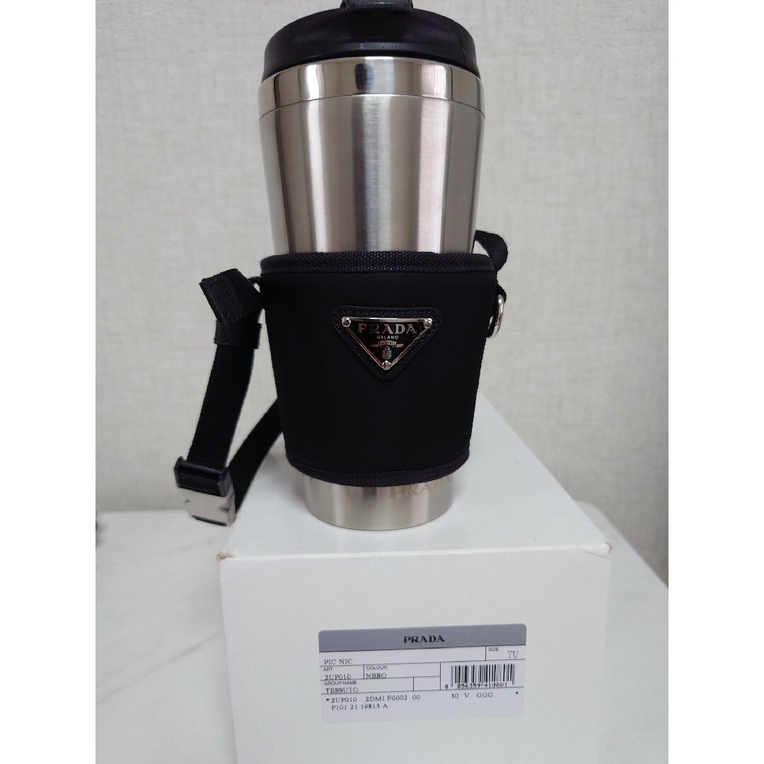 PRADA - PRADA ナイロンホルダー付き タンブラーの通販 by aporo PRADA - PRADA ナイロンホルダー付き タンブラーの通販 by aporo