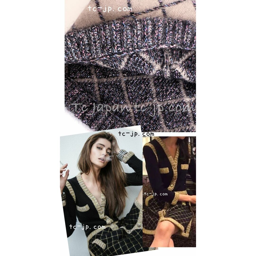 CHANEL - 47万 シャネル カーディガン CHANEL ベージュ グレー CHANEL - 47万 シャネル カーディガン CHANEL ベージュ グレー