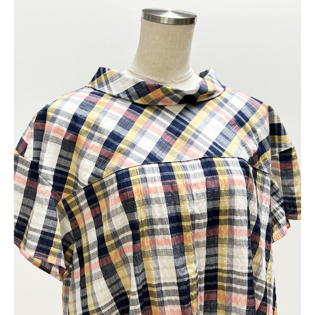 leilian - 《レリアン》新品 前後で長さが違うデザイン 切替 leilian - 《レリアン》新品 前後で長さが違うデザイン 切替