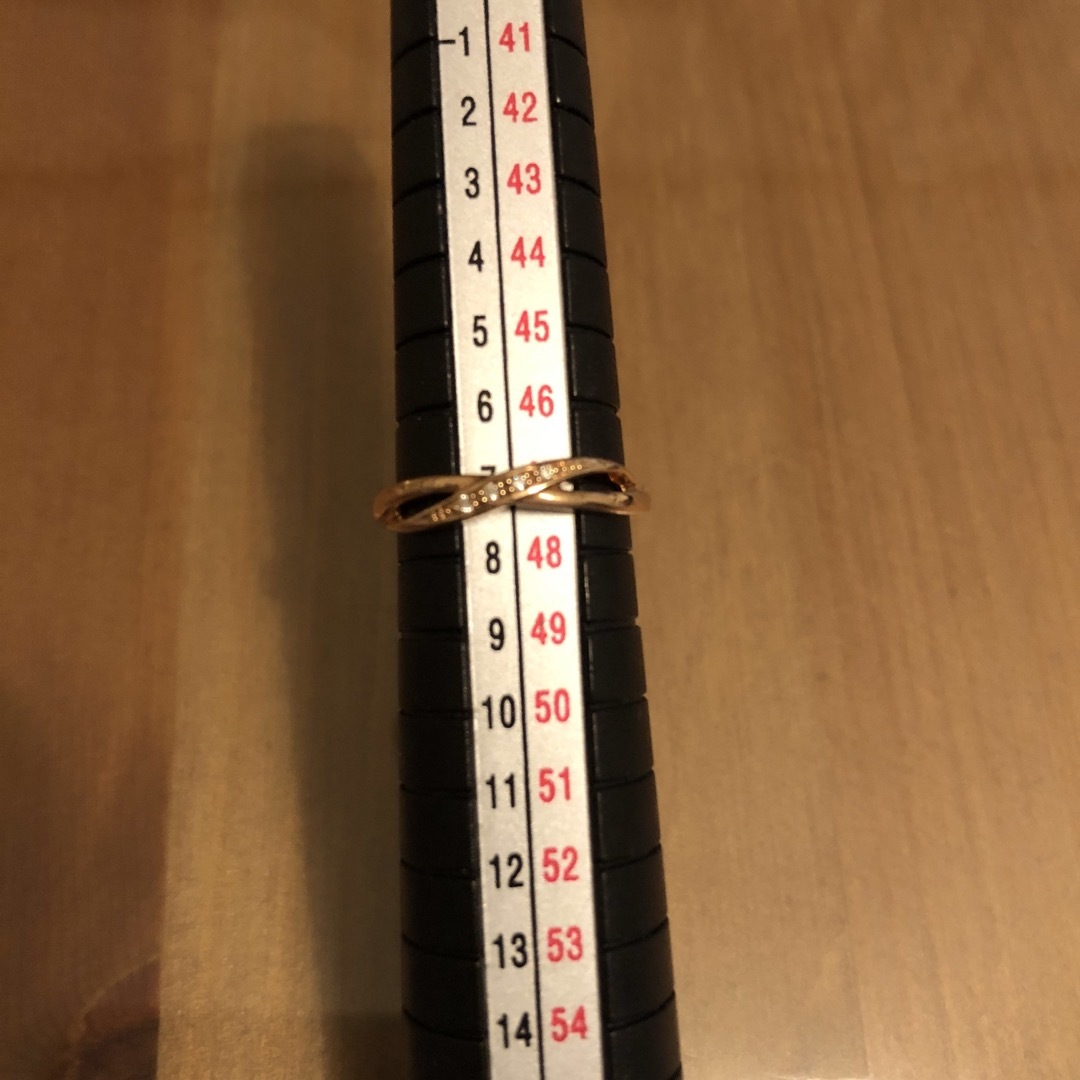 新品未使用 4°C k10 リング ダイヤ 7号 ✨ 指輪 新品未使用 4°C k10 リング ダイヤ 7号 ✨ 指輪