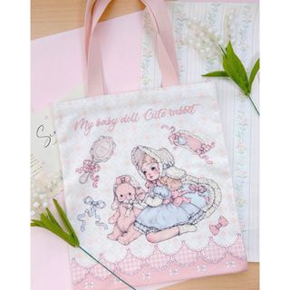 海外　fairylady 女の子　うさぎ　ロリータ　キャンパストートバッグ(トートバッグ)