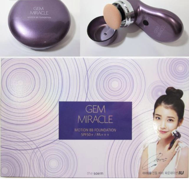 the saem(ザセム)のGem miracleモーションファンデ コスメ/美容のベースメイク/化粧品(その他)の商品写真