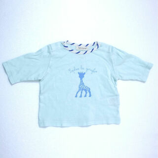 キリンのソフィー - sophie la pirafe 長袖 80 水色 子供服 キリンのソフィー