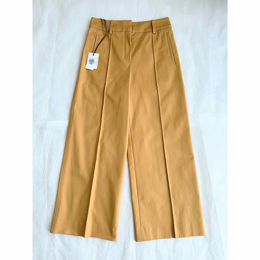 HERMES - 未使用HERMESチノパンコットン2023黄色マスタード HERMES - 未使用HERMESチノパンコットン2023黄色マスタード