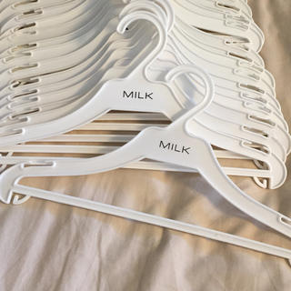 ミルク(MILK)のMILK規制品ハンガー12コ(押し入れ収納/ハンガー)