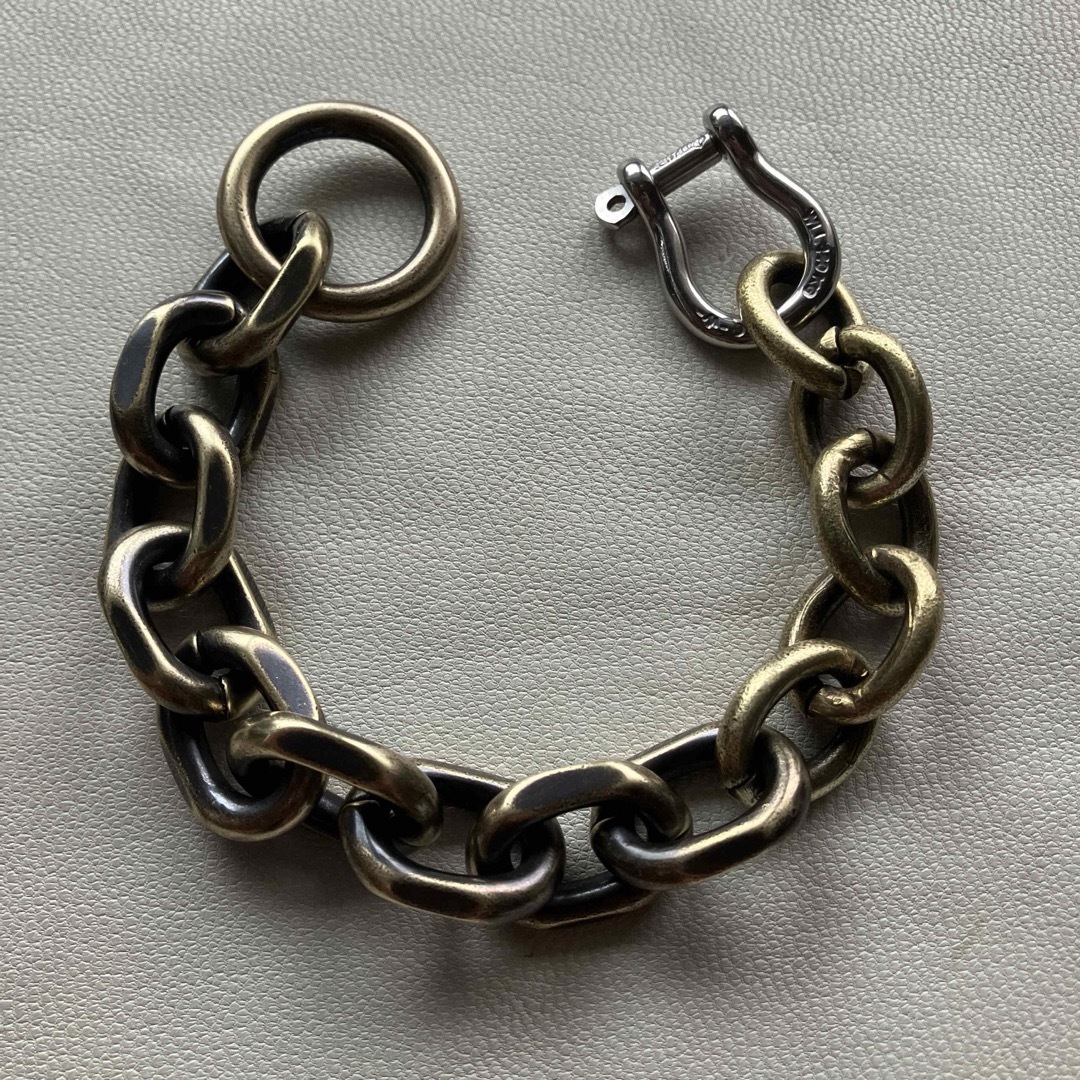 CALEE - WICHARDシャックル使用 ブラス製 ブレスレット 新品未 CALEE - WICHARDシャックル使用 ブラス製 ブレスレット 新品未