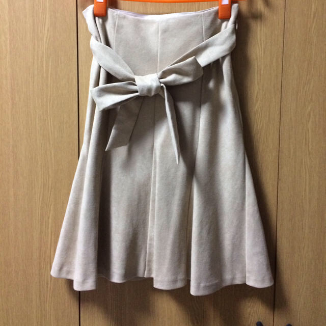 PROPORTION BODY DRESSING(プロポーションボディドレッシング)のプロポーション☆ベージュSK レディースのスカート(ひざ丈スカート)の商品写真