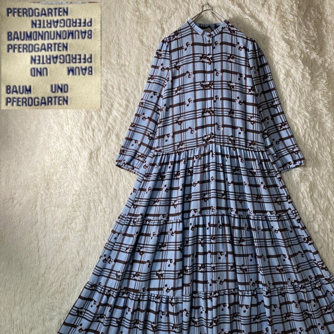BAUM UND PFERDGARTEN - 極美品 バウムウンドヘルガーデン シアーワンピース オーバーサイズ 36 S