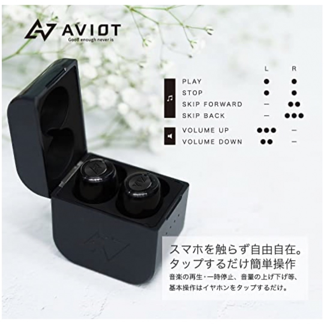 AVIOT 完全ワイヤレスイヤホン TE-D01GV-NA 錦戸亮&赤西仁モデル AVIOT 完全ワイヤレスイヤホン TE-D01GV-NA 錦戸亮&赤西仁モデル